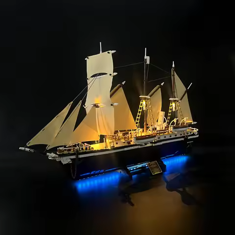 BYB LED Light Kit For 10335 Icons The Endurance Ship Remote Control (No Lego Building Blocks)