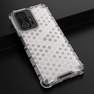 Shockproof Casing Xiaomi Mi 11T Pro / Mi11T Armor Case Hybrid Hard PC Soft TPU Back Cover Transparent