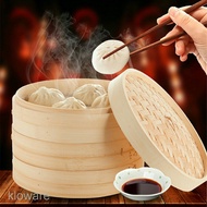 Bamboo Steamer Kitchen Cookware Fish Rice Dim Sum Basket Cooker