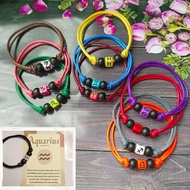 (Fast Shipping)12 Zodiac Constellation Sign Sagittarius Aries Cancer Libra Water Resistant Cotton Ro