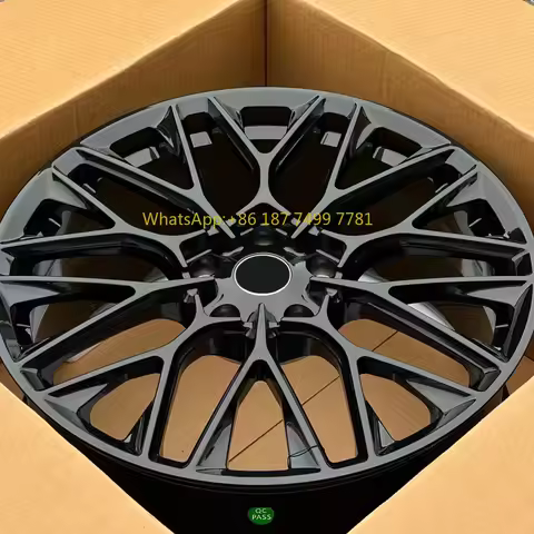 High Quality 22 Inch Gloss Shiny Black Alloy Wheels Light Weight Machine Forged Passenger Car Rims f