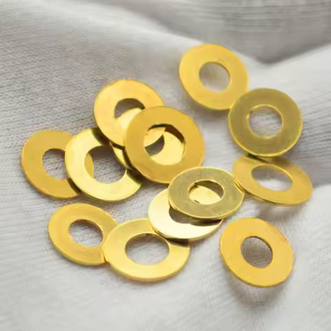 5/10PCS Brass Washer Copper Cushion Pad Metal Gasket Shim for Spyderco C10 Endura C11 For Spyderco C