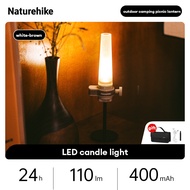 Naturehike โคมไฟสำหรับปิคนิคตั้งค่ายกลางแจ้งIPX4เทียน LED กันน้ำโคมไฟตกแต่งบ้าน