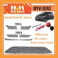 Perodua Myvi 2018 GEN 3 Honeycomb Grill Perodua Myvi Grill Honeycomb Grill Myvi Jaring Depan Myvi Ja