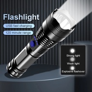 L-839 Flashlight Rechargeable Super Bright Zoom Tactical Flashlight Camping Flashlight Waterproof