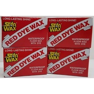 Starwax RED DYE WAX - Waterproof Floor Wax with Dye 90grams