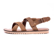 MH01 - Dép da bò sandal quai hậu nam dây kẹp basic đế đúc cao su nguyên khối chống trơn trượt MeHai