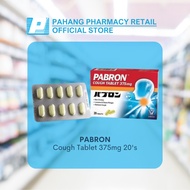 PABRON Cough Tablet 375mg 20's