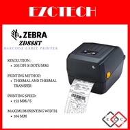 Zebra ZD888T CR ZD230 ZD230T  Label Printer 203DPI Direct Thermal / Thermal Transfer