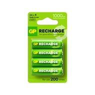 GP Recharge NiMH 1000mAh AA 4 PCS