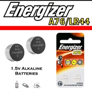 2 x Energizer A76 / LR44 1.5v Button Cell Battery Pack