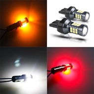 1pair T20 LED 7440 WY21W W21W Led Bulbs 7443 W21/5W Led T20 Super Bright 3030SMD Backup Reversing Li