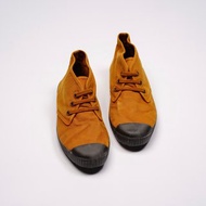 西班牙帆布鞋CIENTA U60777 43土黃色 黑底 洗舊布料 大人 Chukka