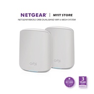 NETGEAR RBK352 Orbi Dual-Band WiFi 6 Mesh System 【3 Years Warranty by NETGEAR】