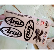 ☬□Arai Rx7 Helmet set Sticker