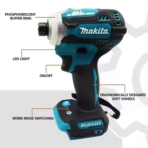 Makita DTD171 Brushless Impact Driver 18V Rechargeable Power Tools Screwdriver Drills