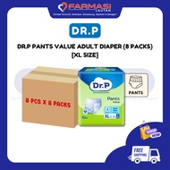 DR.P PANTS VALUE LEVEL 6 ADULT DIAPER XL SIZE (8 PACKS)