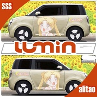[READY] CHANGAN LUMIN Cartoon Body Sticker Car Sticker LUMIN Body Kit lumin changan lumin Car Decora
