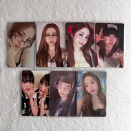 Yunjin sakura chaewon eunchae lesserafim spaghetti official photocard