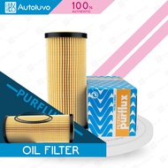 Engine Oil Filter for Audi Porsche Volkswagen (Genuine & Purflux) 06E115562C / 06E115562A / 95810722