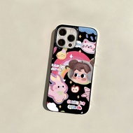 การ์ตูนแมวน่ารัก Macaron Jelly TPU เคสโทรศัพท์ For iPhone เคส 11 13 12 14 15 Pro Max X Xs Max XR 7 8 Plus SE 2020 SE2 Soft Case นิ่มกันกระแทก เคสไอโฟน11
