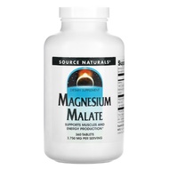 Source Naturals, Magnesium Malate, 3750mg,  90 Tablets | 180 Tablets | 360 Tablets