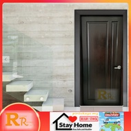 RRV2A Decorative Solid Door | Pintu Bilik | Pintu Kayu | Wooden Door | Pintu Rumah | Pintu Dapur