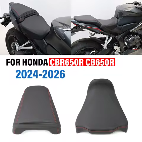 FOR HONDA CB650R CBR650R E-CLUTCH 2024-2026 CB CBR 650R Motorcycle Passenger Rear Pillion Seat Pad F