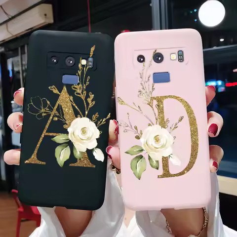 Case For Samsung Galaxy Note 9 Case Silicone TPU Bumper Shockproof Cute Letters Cover For Samsung Ga