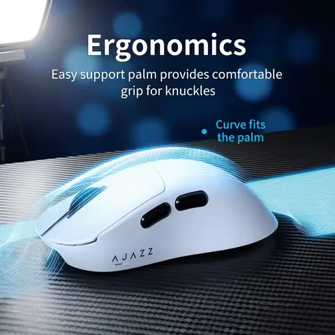 AJAZZ AJ179 V2/MAX Wireless Gaming Mouse 3 Model With Magnetic Attraction Charging Base PAW3311 Sens