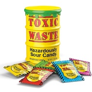 🔥 พร้อมส่งจากไทย 🔥 Toxic Waste Sour Candy ลูกอมผลไม้ (เปรี้ยวมากกก เปรี้ยวแบบตื่น)