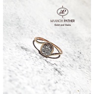 0.21CT LADIES DIAMOND RING-18K GOLD DIAMOND RING-18K GOLD FANCY FLOWER DIAMOND RING-18K GOLD FANCY F