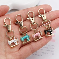 [Boutique1] 4pcs Mini Sewing Machine Keychains – A  Of Memory & Meaning, Vintage Miniature Enamel Me