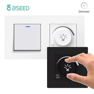 BSEED Normal Light Dimmer Switch Rotary Knob Dimmer Switch Adjustable Brightness Controller Plastic 