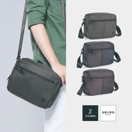 74ounce U Series Double-Layer Zipper Side Backpack Business Office Worker Crossbody Bag Waterproof [