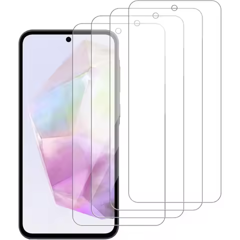 4 Pack For Samsung Galaxy A35 5G / Galaxy A55 5G 6.6 Inches 9H Hardness-HD Screen Tempered Glass, Sc