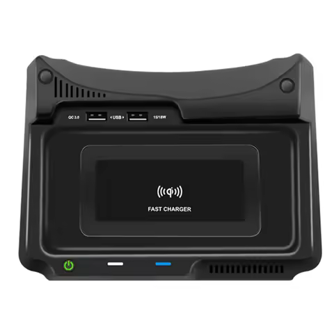 A64P-15W Car Wireless Charger QI Phone Charger Fast Charging Case Phone Holder Replacement Parts Acc