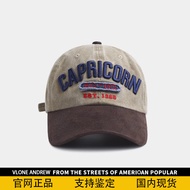 [Official Authentic] VLONEAN DREW Washed Distressed Baseball Cap Men Women All-Match Trendy Casual C