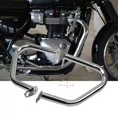 For Triumph Bonneville T100 T120 2016-2019 Chrome Highway Engine Guard Crash Bar