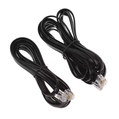 0.5m RJ12 6P6C ST-4 Autoguide Camera Cable For Ioptron Auto Guide IEQ30 Ieq45 Kabel Crystal Head Tel