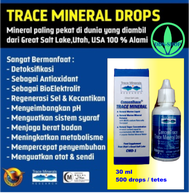 Trace Mineral CMD Impor USA PT Sinergiplasindo 250 500 1000 Tetes