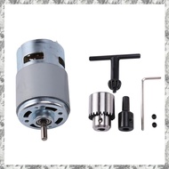 [I O J E] Dc 12-24V 775 Motor Electric Drill With Drill Chuck Dc Motor For Polishing Drilling Cuttin