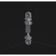 Shock 3D Print LDRC 1:18 RC Car