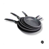 [INSTOCK] Saemmi Korea Marble Coated Frying Pan/Cook Pan 20cm/24cm/26cm/28cm/30cm
