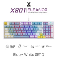 NUBWO X62 คีย์บอร์ด Keyboard Gaming คีย์บอร์ดเกมมิ่ง คีย์บอร์ดแมคคานิคอล Blue Switch ประกันศูนย์ X33