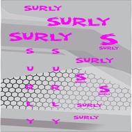 Fixie surly cutting bicycle stickers bicycle accessories