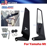 REALZIONMOTOR For Yamaha Mt15 Mt25 Mt03 Mt09 Mt07 Mt10 Mt 15 25 09 07 10 Motorcycle Rearview Side Mi