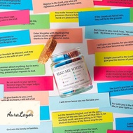 [AuraLayor] Bible Verse Jar Spanish Scripture Prayer Hope Bible Verse Jar Decoration Positive Thinki