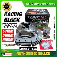 Y125 TAIKOM BLOCK RACING 125Z 57MM 59MM 60MM Y125Z BLOCK 57MM Y125Z BLOK WITH TOP SET GASKET ASHUKA 