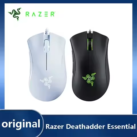 Razer Deathadder Essential Standard Version Wired Gaming Mouse 6400DPI Optical Sensor 5 Independent 